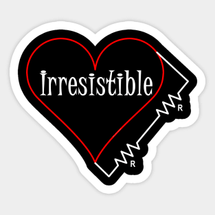 Irresistible Heart Sticker